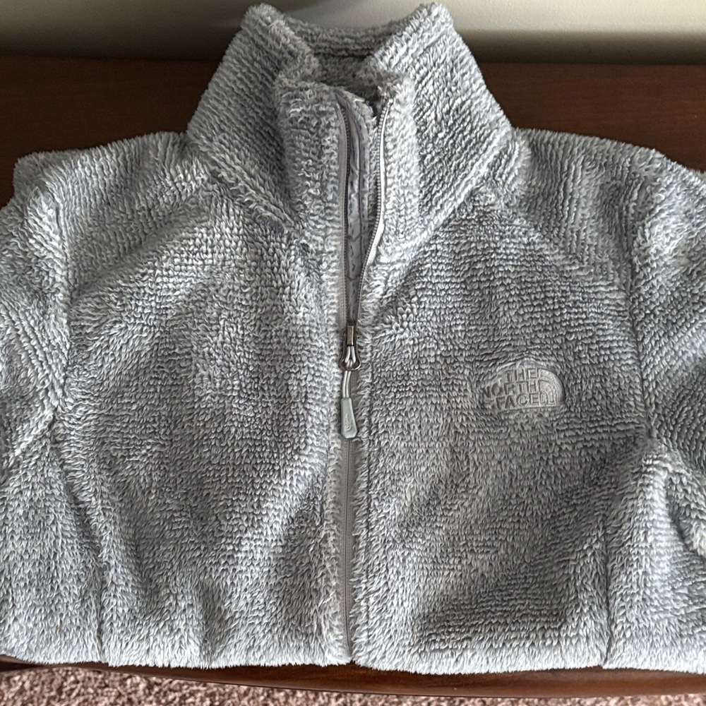 The North Face Gray Sherpa Jacket